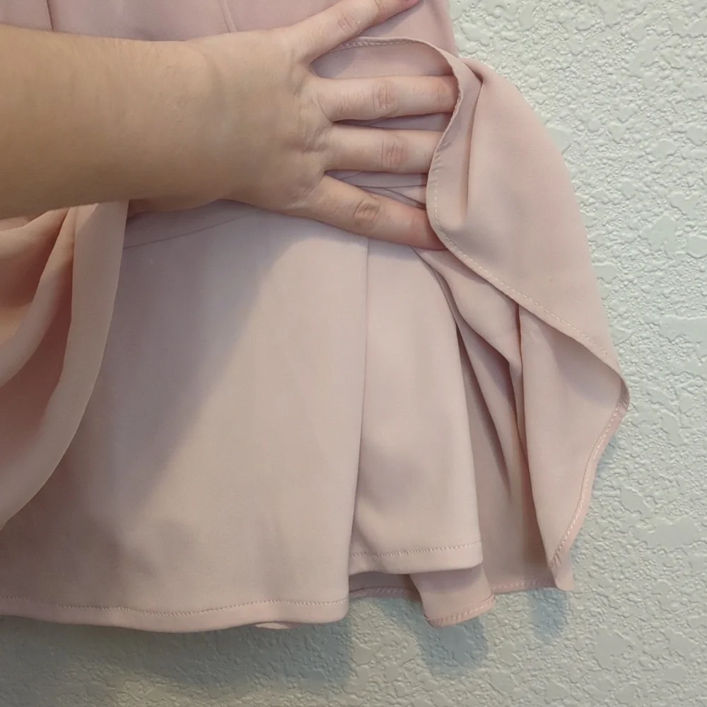 Show Me Your MuMu Amanda blush sleeveless backless halter maxi dress - Picture 8 of 11